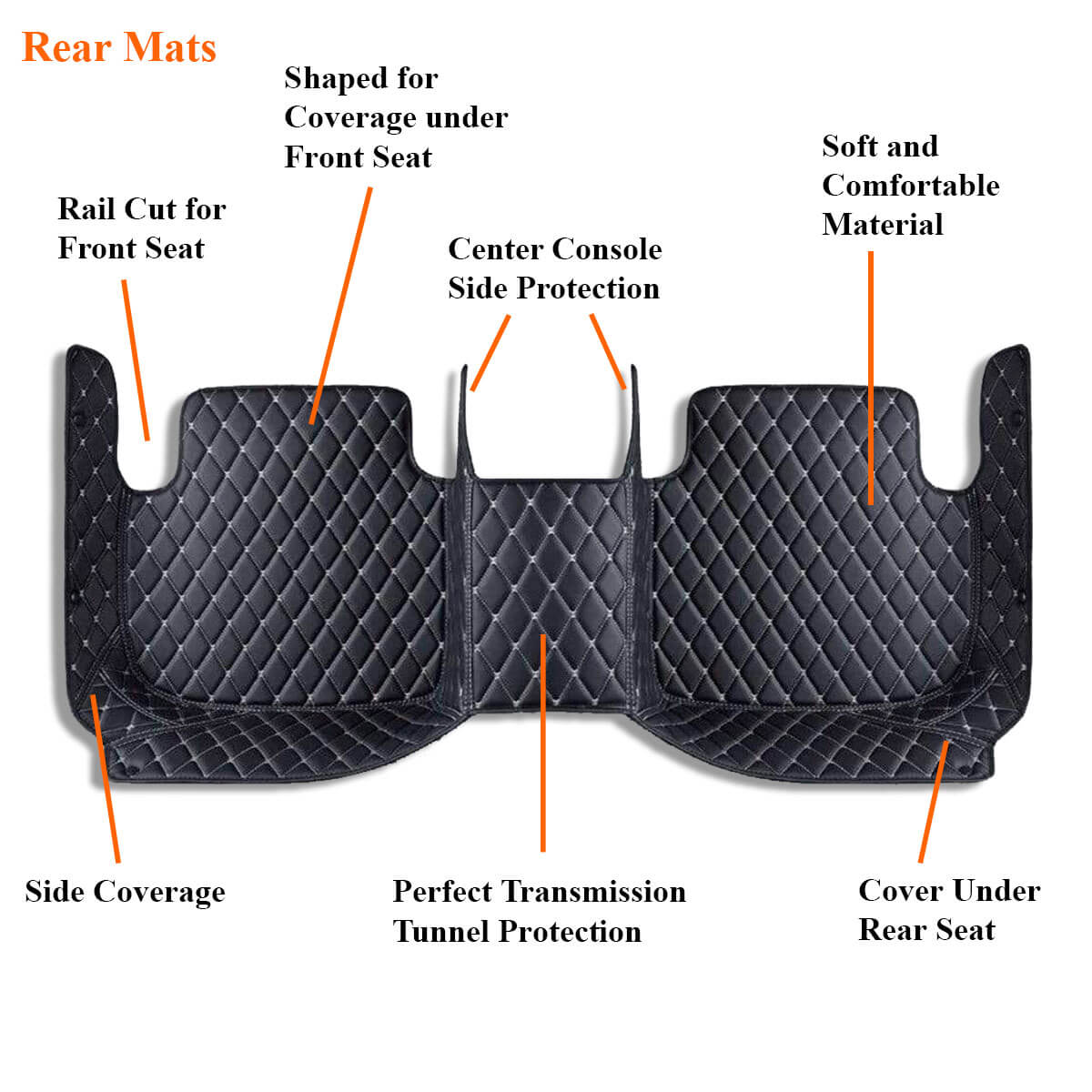 Carvigor Stitching Custom Luxury Car Mats Set