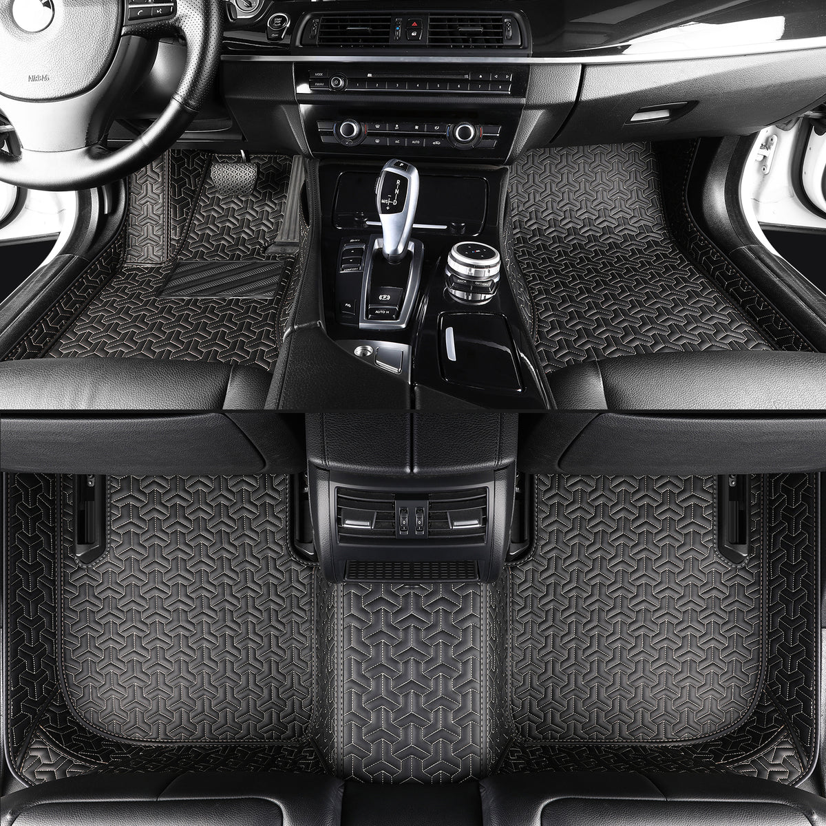 Carvigor New Stitching Custom Luxury Car Mats Set