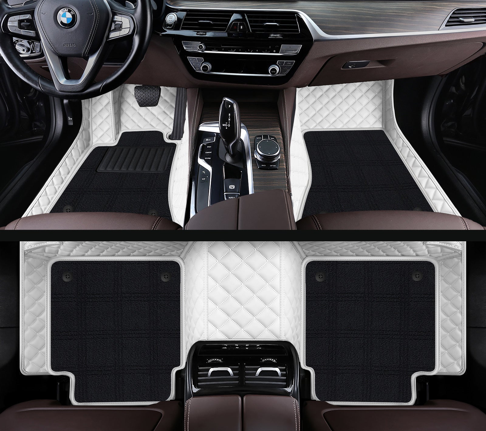 Carvigor Diamond Double Layer Luxury Car Mats Set